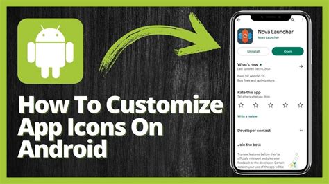 how to get custom app icons on android