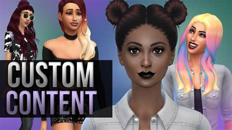 how to get custom content on sims 4