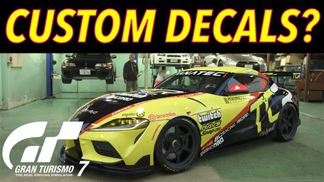 how to get custom decals in gt7
