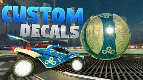 how to get custom decals in rocket league
