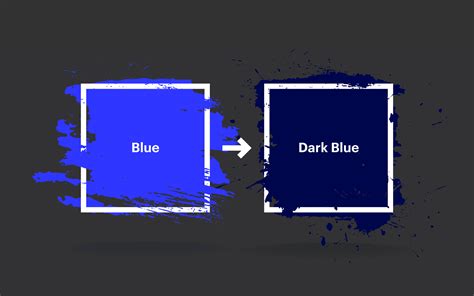 how to get dark blue from blue