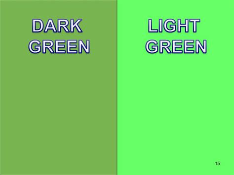 how to get dark green from light green