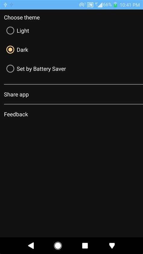 how to get dark theme on amazon app