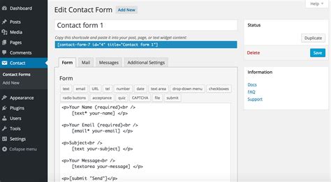 how to get data from contact form 7 in wordpress
