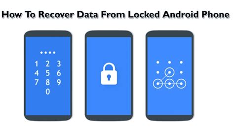 how to get data from locked android phone