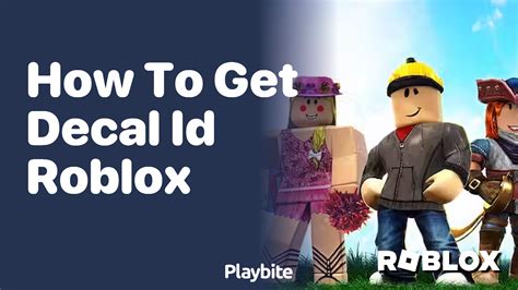 how to get decal id roblox mobile