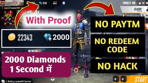 how to get diamonds in free fire redeem code