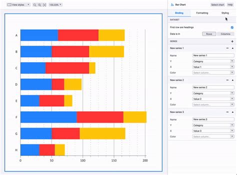 how to get different colors in bar chart