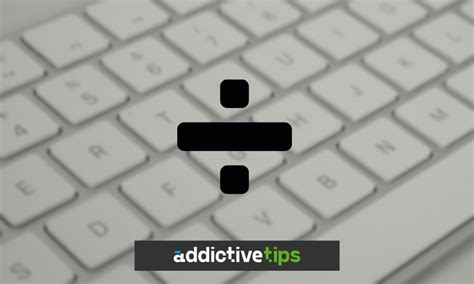 how to get divide symbol on mac keyboard