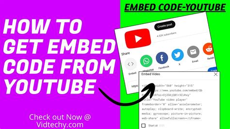 how to get embed code