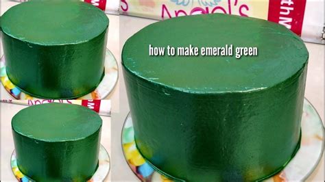 how to get emerald green icing