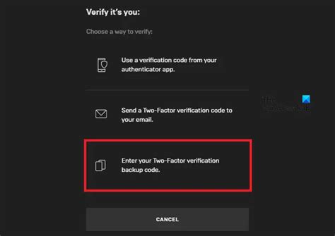 how to get epic games backup codes