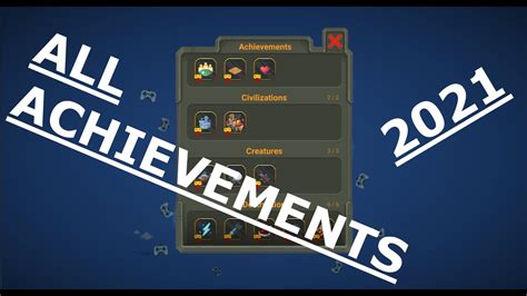 how to get every achievement in worldbox