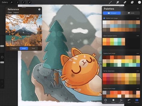 how to get exact color in procreate