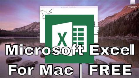 how to get excel for free on mac reddit