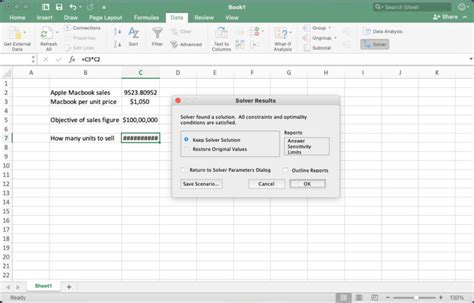 how to get excel solver on mac