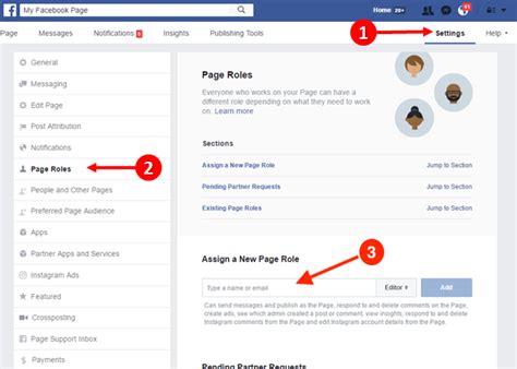 how to get facebook admin access