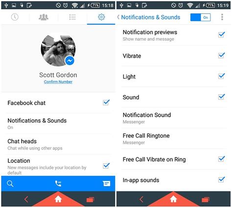 how to get facebook messenger notifications on android auto