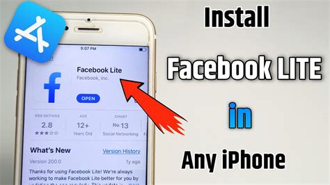 how to get fb lite on iphone