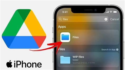 how to get files from google drive to iphone