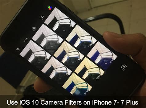 how to get filters on my iphone camera