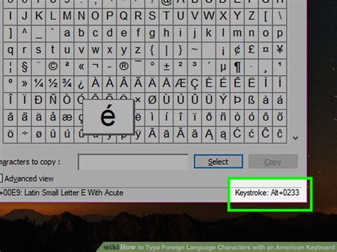 how to get foreign letters on keyboard