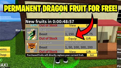 how to get free dragon fruit in blox fruits