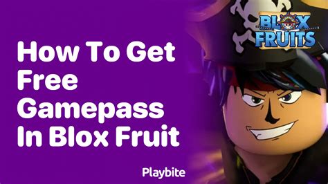 how to get free gamepass in roblox blox fruit
