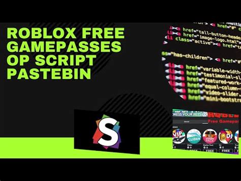 how to get free gamepasses on roblox script