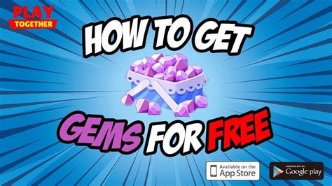 how to get free gems in play together