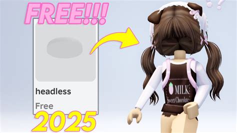 how to get free headless in roblox 2025 mobile