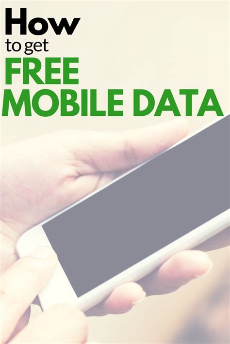 how to get free mobile data on iphone