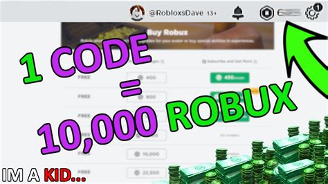 how to get free robux code in roblox