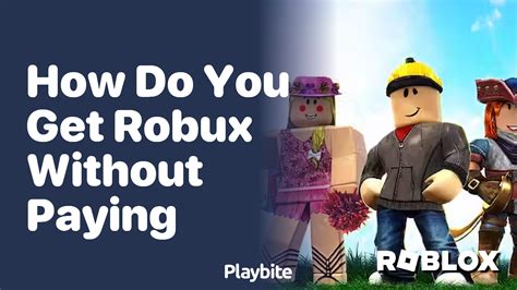 how to get free robux on roblox without paying