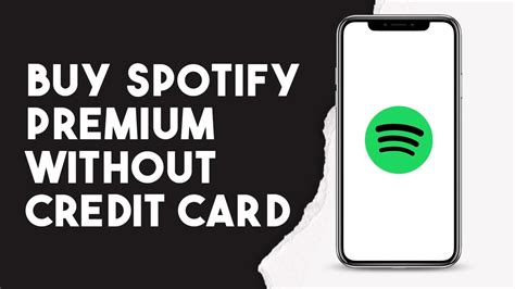 how to get free spotify premium without credit card