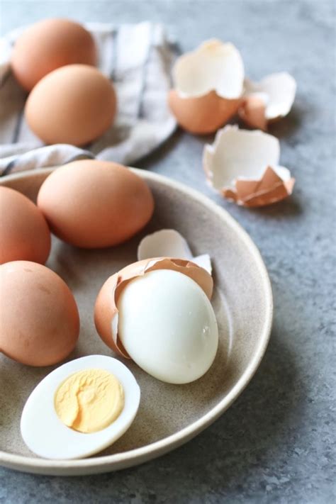 how to get fresh hard boiled eggs to peel easily