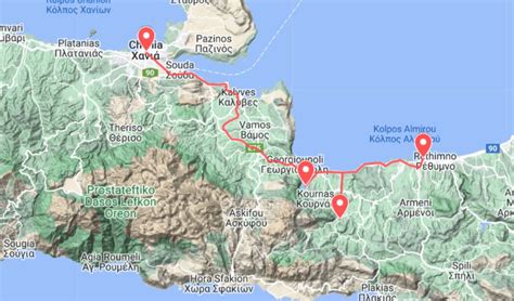 how to get from elounda to chania