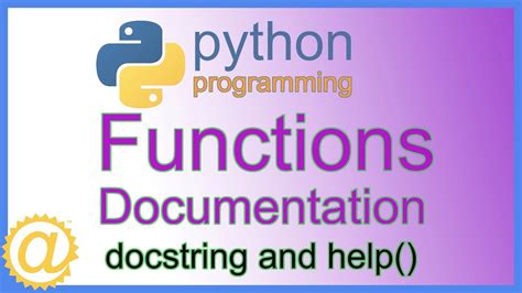 how to get function documentation in python