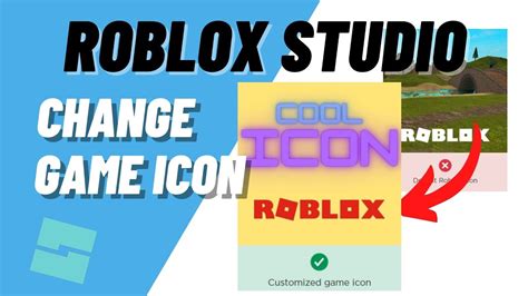 how to get game icon roblox studio