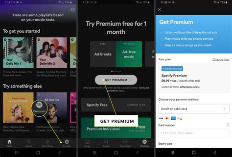 how to get get spotify premium