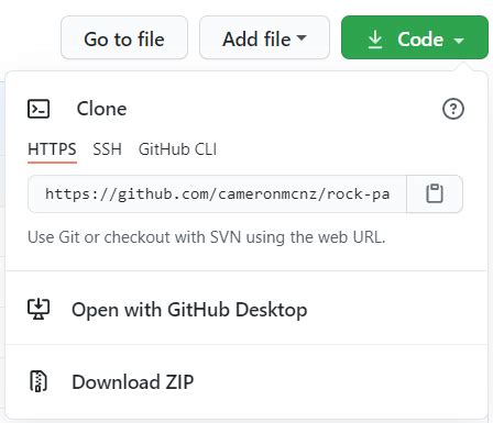 how to get github project url