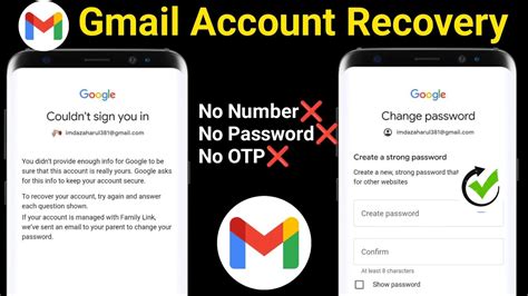 how to get gmail account back without recovery email