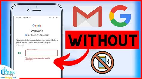 how to get gmail verification code without phone