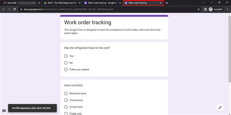 how to get google form responses in word
