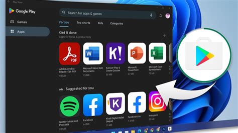 how to get google play apps on windows 11