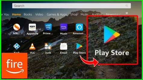 how to get google play on amazon fire tv