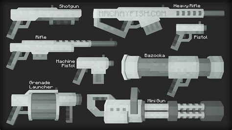how to get guns in minecraft java