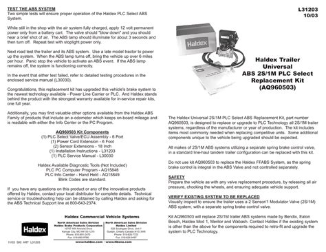 how to get haldex trailer abs blink codes