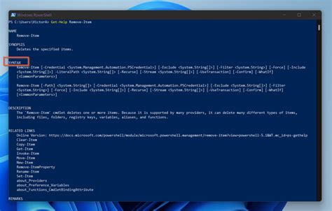 how to get help in windows powershell