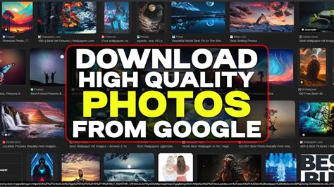how to get high resolution images from google